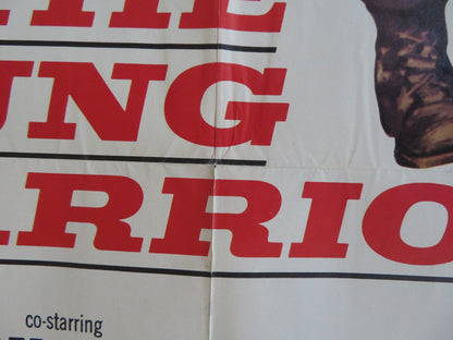 THE YOUNG WARRIORS FOLDED US ONE SHEET POSTER JAMES DRURY STEVE CARLSON 1966 Rendezvous Cinema Movie posters