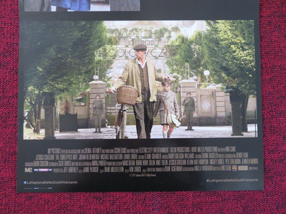 THE ZOOKEEPER'S WIFE ITALIAN LOCANDINA (26.5"x12.5") POSTER J CHASTAIN 2017 Rendezvous Cinema Movie posters