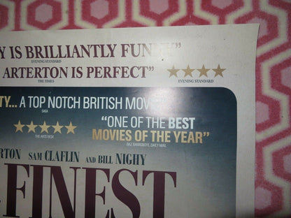 THEIR FINEST UK ONE SHEET (27"x 41") ROLLED POSTER GEMMA ARTERTON 2016 Movie posters