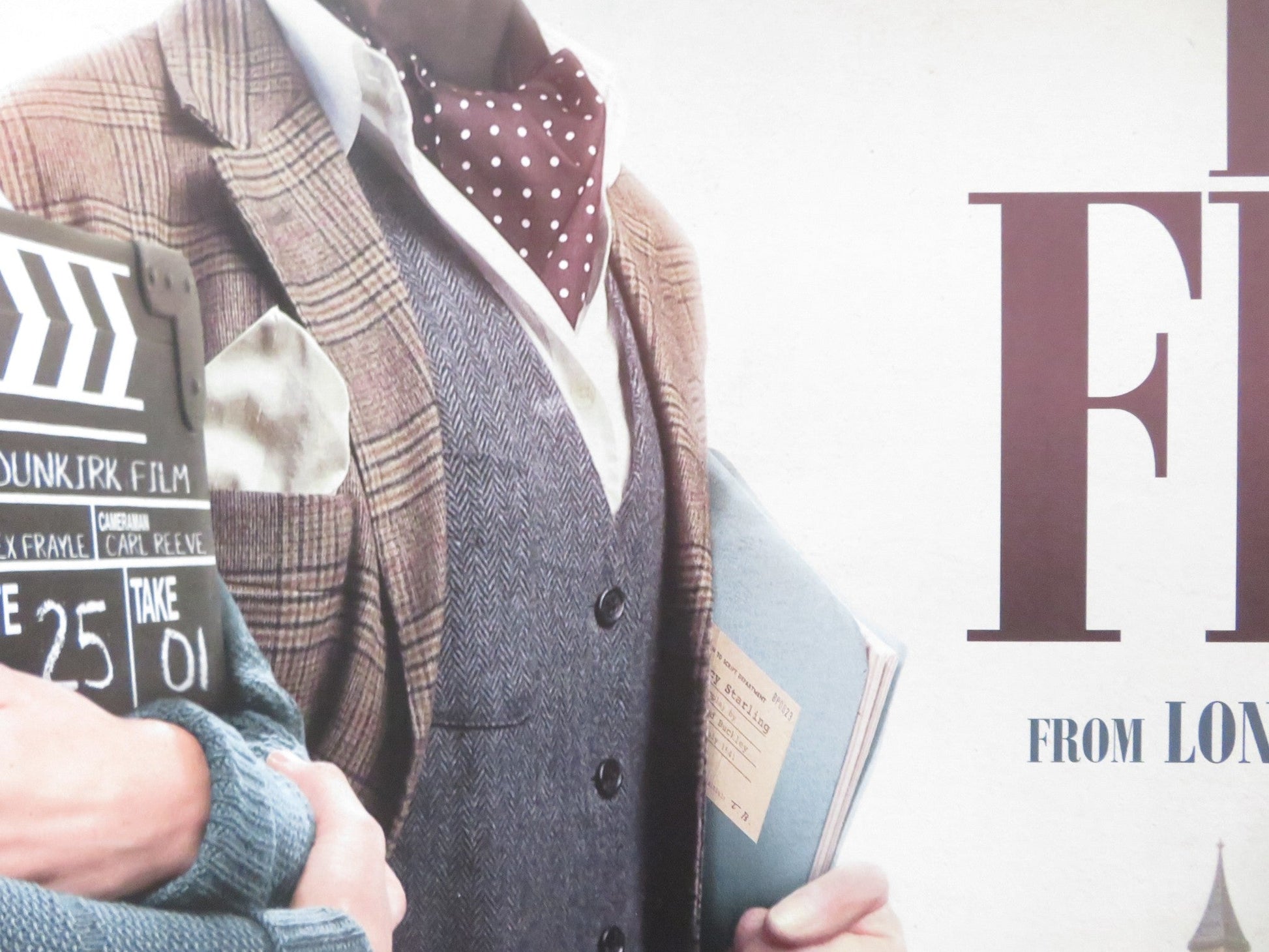 THEIR FINEST UK QUAD (30"x 40") ROLLED POSTER GEMMA ARTERTON SAM CLAFLIN 2016 Rendezvous Cinema Movie posters