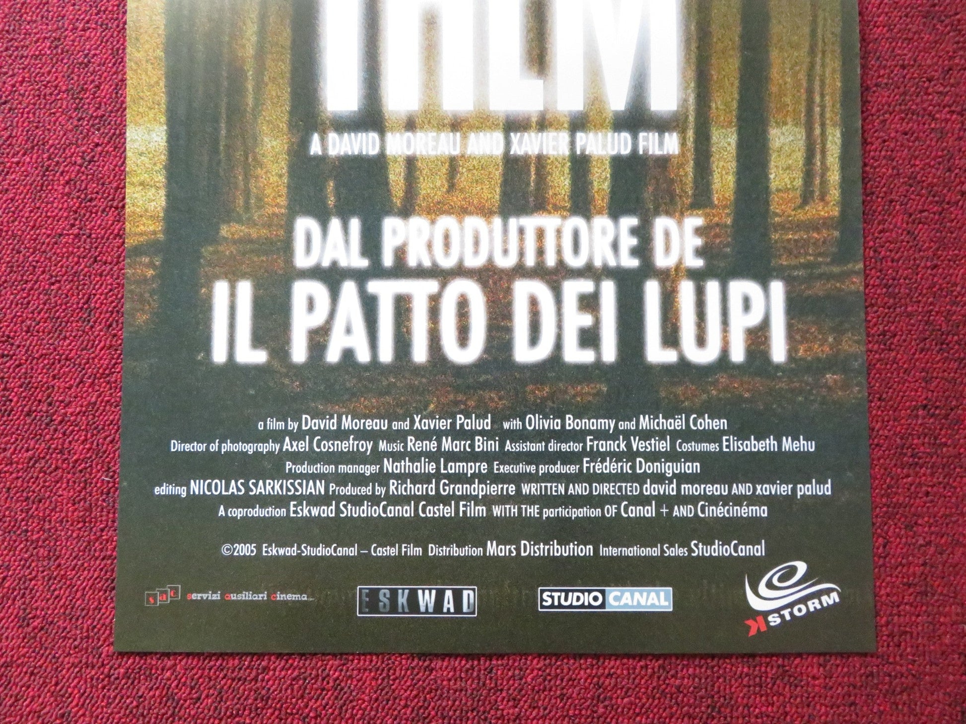 THEM ITALIAN LOCANDINA POSTER OLIVIA BONAMY MICHAEL COHEN 2005 Rendezvous Cinema Movie posters