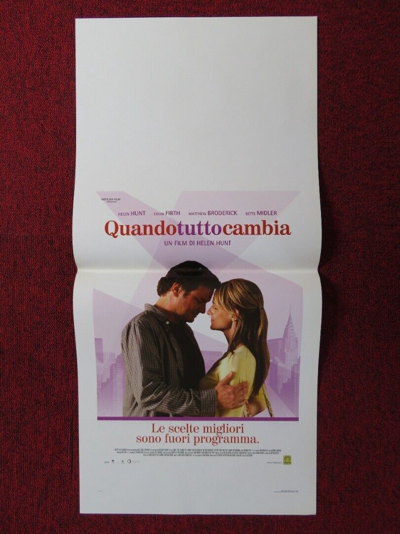 THEN SHE FOUND ME ITALIAN LOCANDINA (27.5"x13") POSTER C FIRTH B MIDLER 2007 Movie posters