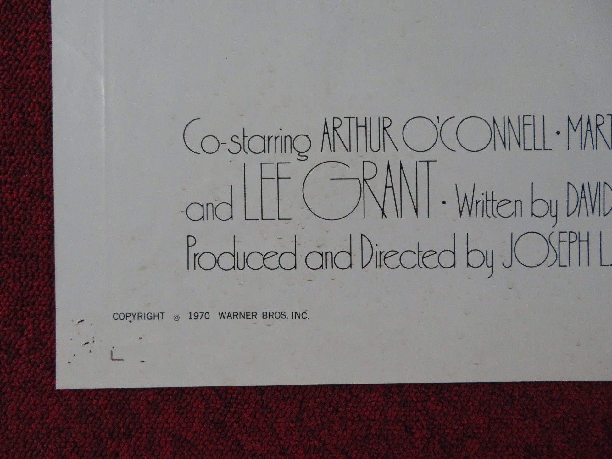 THERE WAS A CROOKED MAN FOLDED US ONE SHEET POSTER KIRK DOUGLAS HENRY FONDA 1970 Rendezvous Cinema Movie posters