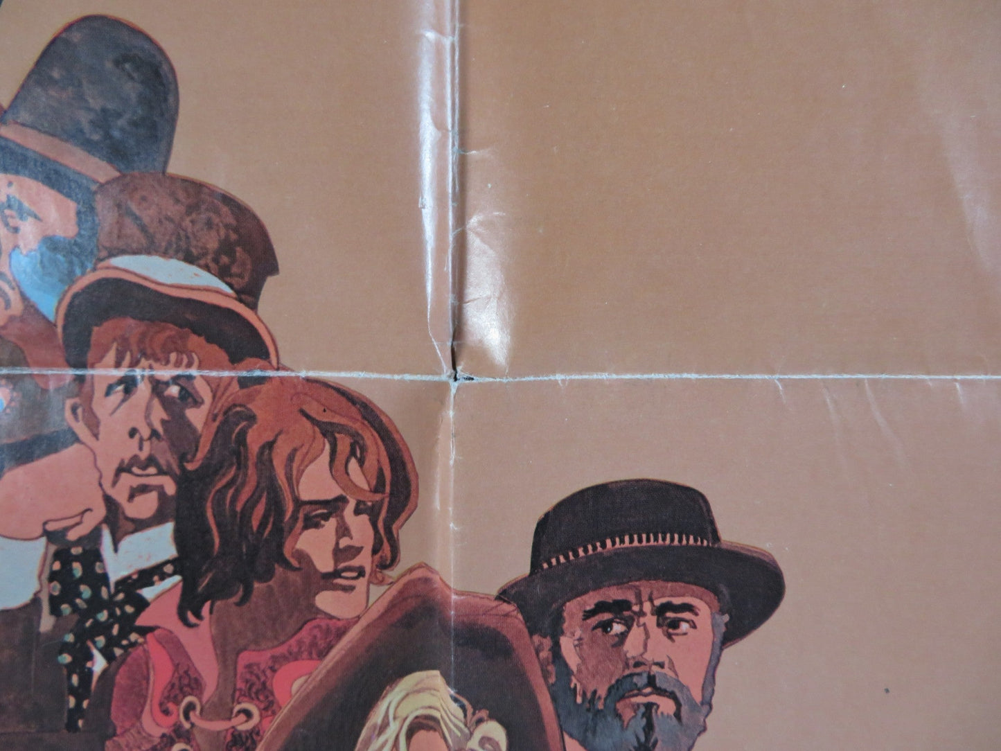 THERE WAS A CROOKED MAN FOLDED US ONE SHEET POSTER KIRK DOUGLAS HENRY FONDA 1970 Rendezvous Cinema Movie posters