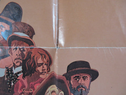 THERE WAS A CROOKED MAN FOLDED US ONE SHEET POSTER KIRK DOUGLAS HENRY FONDA 1970 Rendezvous Cinema Movie posters