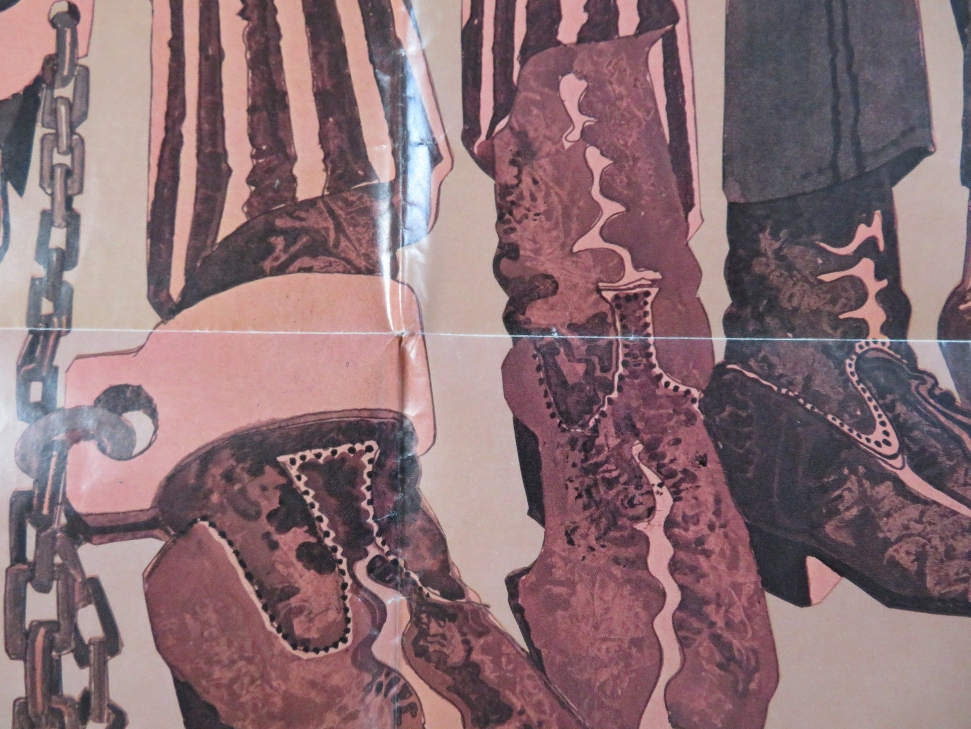 THERE WAS A CROOKED MAN FOLDED US ONE SHEET POSTER KIRK DOUGLAS HENRY FONDA 1970 Rendezvous Cinema Movie posters