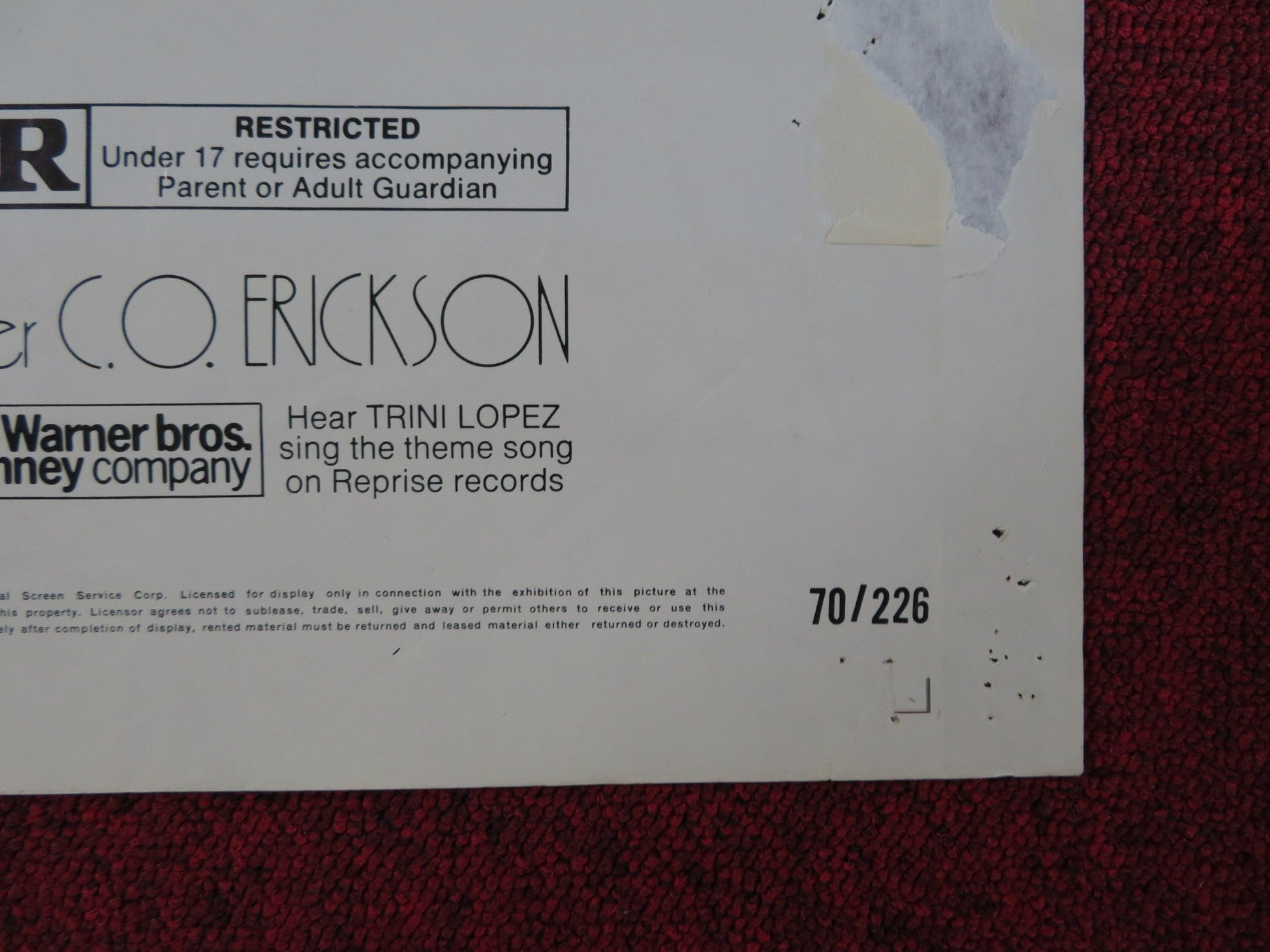 THERE WAS A CROOKED MAN FOLDED US ONE SHEET POSTER KIRK DOUGLAS HENRY FONDA 1970 Rendezvous Cinema Movie posters