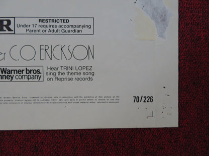 THERE WAS A CROOKED MAN FOLDED US ONE SHEET POSTER KIRK DOUGLAS HENRY FONDA 1970 Rendezvous Cinema Movie posters