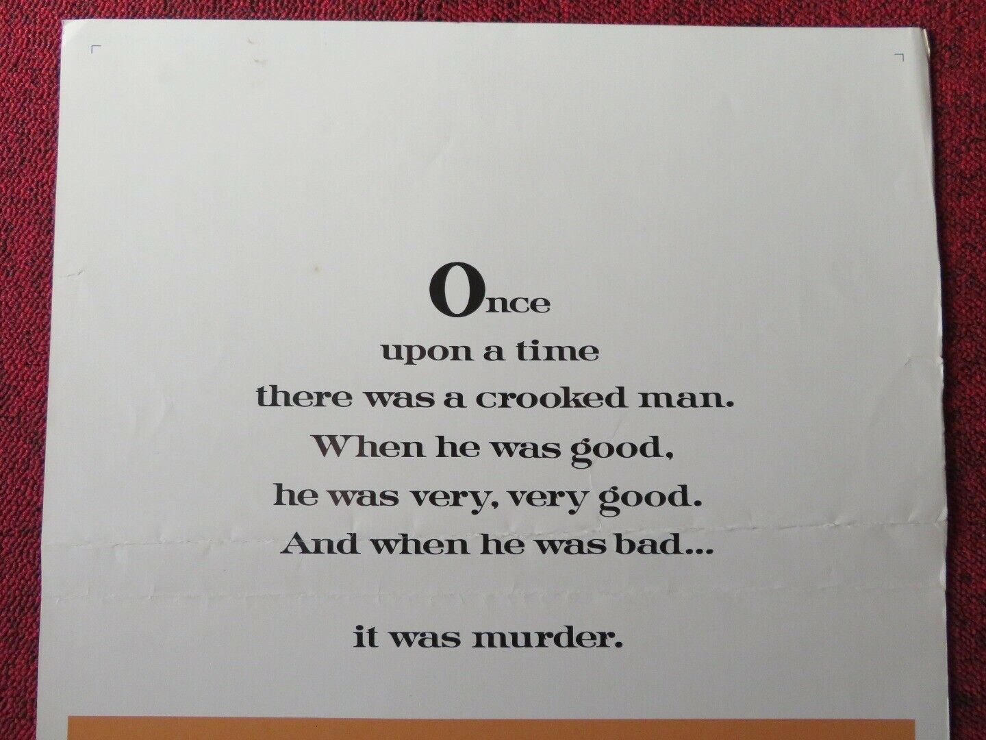 THERE WAS A CROOKED MAN US INSERT (14"x 36") POSTER KIRT DOUGLAS 1970 Movie posters