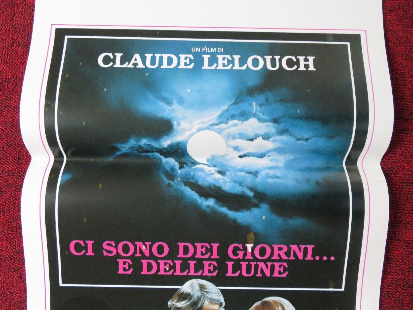 THERE WERE DAYS... AND MOONS ITALIAN LOCANDINA (27.5"x13") POSTER G LANVIN 1990 Movie posters