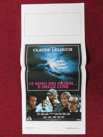 THERE WERE DAYS... AND MOONS ITALIAN LOCANDINA (27.5"x13") POSTER G LANVIN 1990 Movie posters