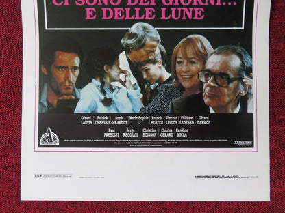 THERE WERE DAYS... AND MOONS ITALIAN LOCANDINA (27.5"x13") POSTER G LANVIN 1990 Movie posters