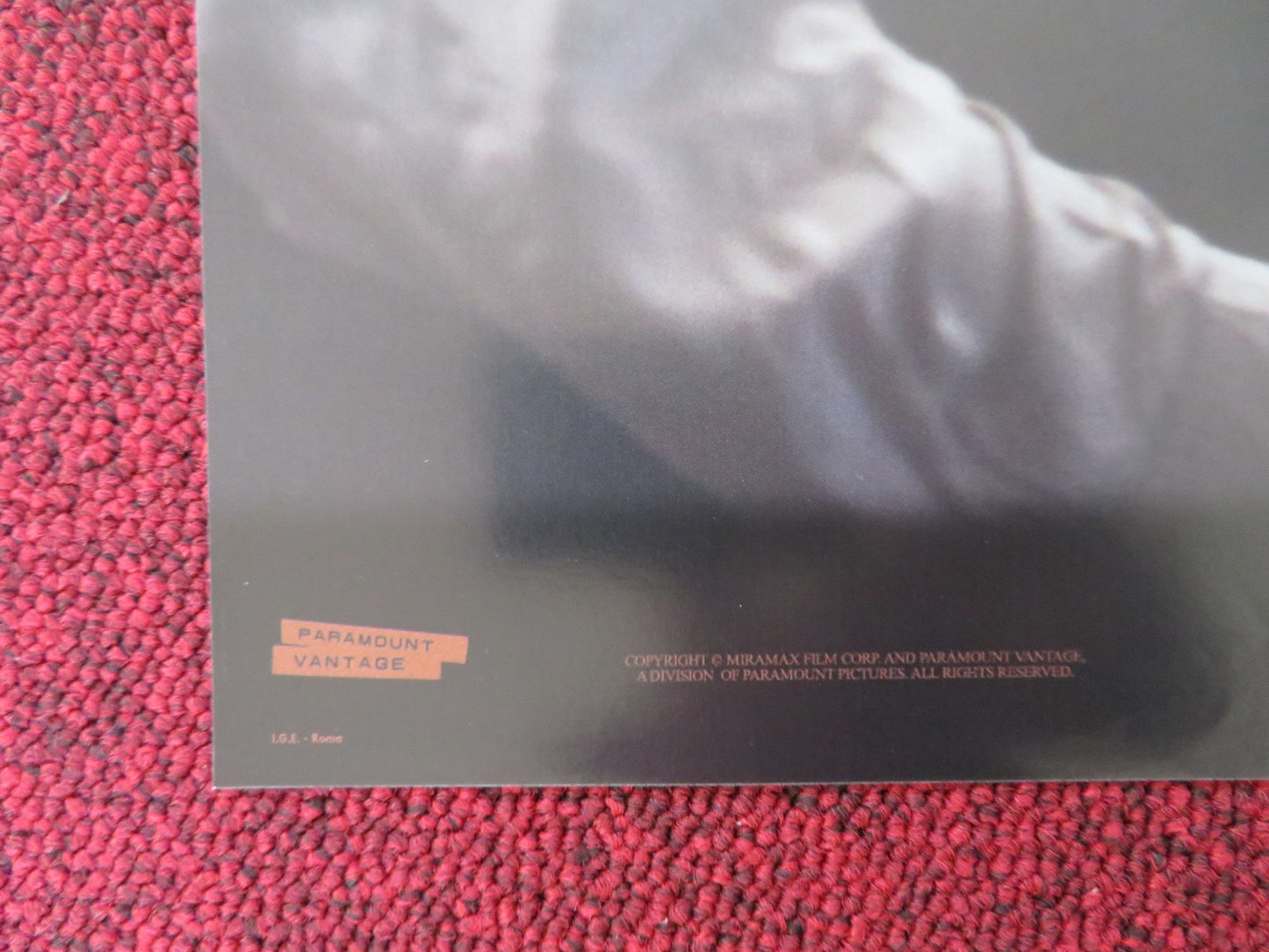 THERE WILL BE BLOOD - B ITALIAN FOTOBUSTA POSTER DANIEL DAY - LEWIS P DANO 2007 Rendezvous Cinema Movie posters