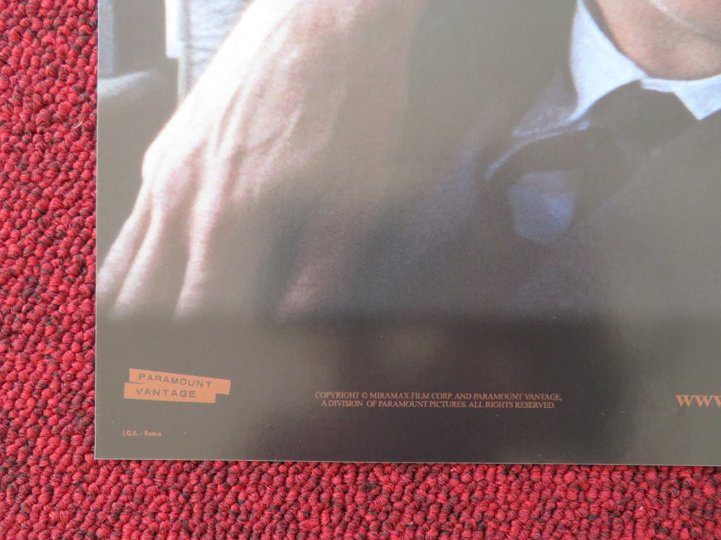 THERE WILL BE BLOOD - C ITALIAN FOTOBUSTA POSTER DANIEL DAY - LEWIS P DANO 2007 Rendezvous Cinema Movie posters