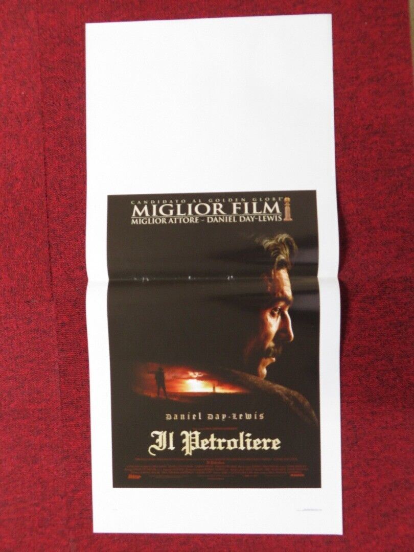 THERE WILL BE BLOOD ITALIAN LOCANDINA (27.5"x13") POSTER DANIEL DAY - LEWIS 2007 Movie posters