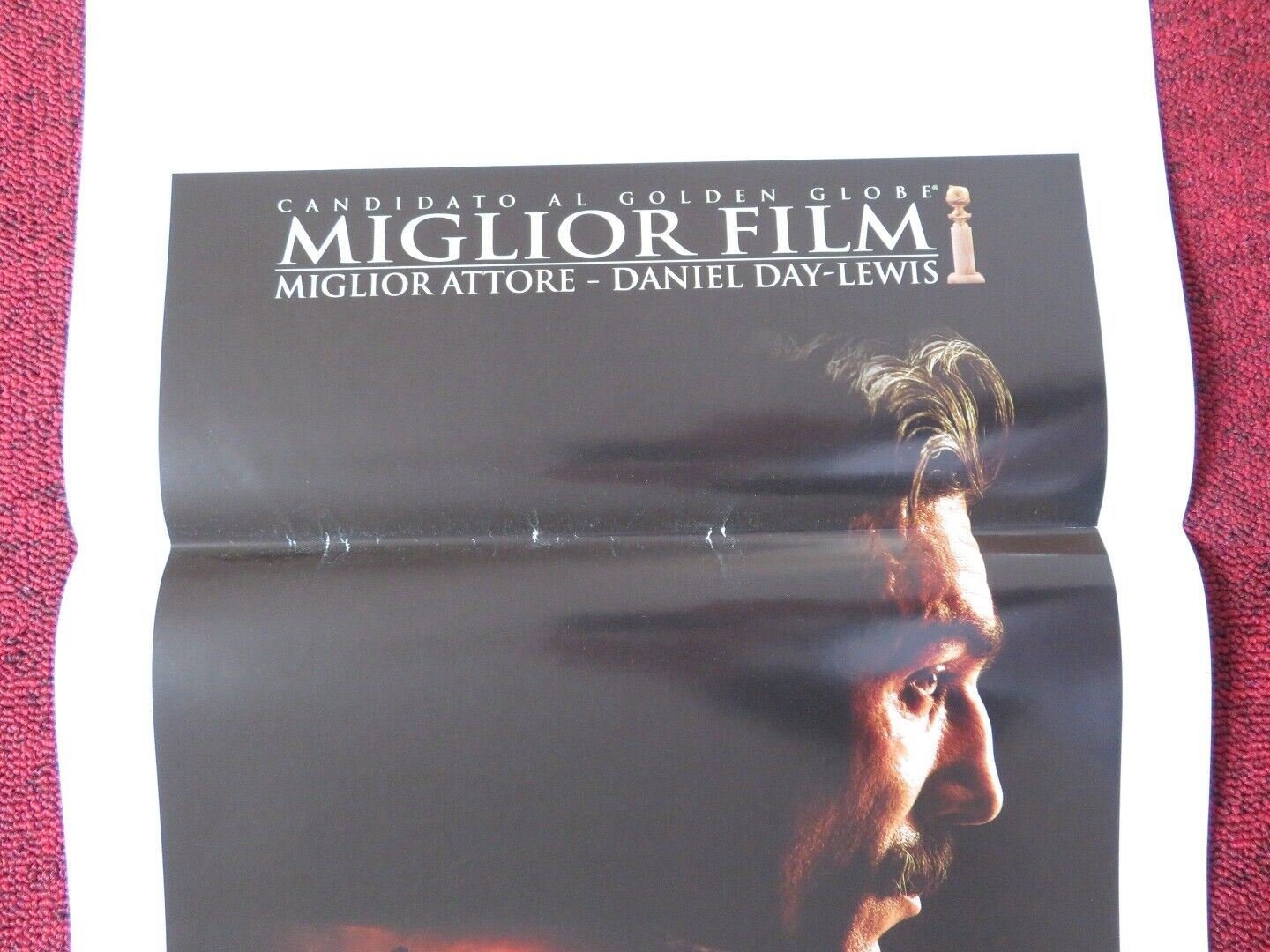 THERE WILL BE BLOOD ITALIAN LOCANDINA (27.5"x13") POSTER DANIEL DAY - LEWIS 2007 Movie posters