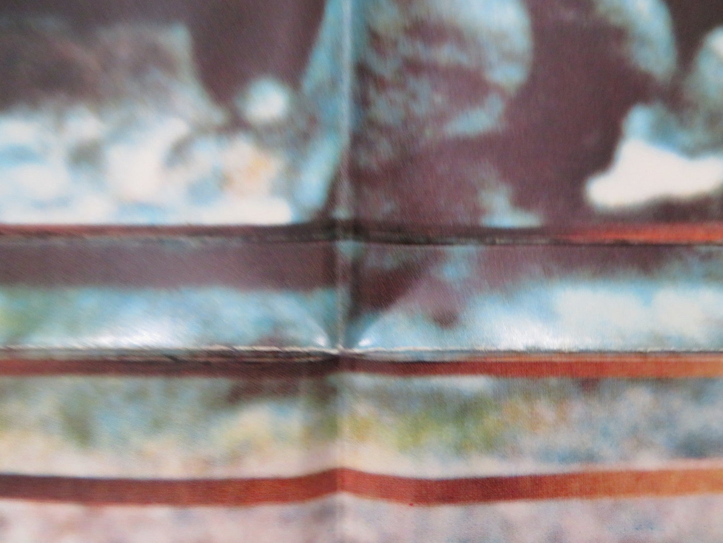 THERE'S NO PLACE LIKE HELL FOLDED US ONE SHEET POSTER ARTHUR KENNEDY 1980 Rendezvous Cinema Movie posters