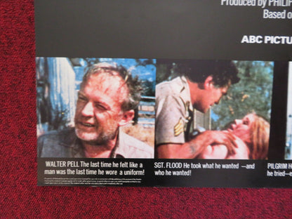 THERE'S NO PLACE LIKE HELL FOLDED US ONE SHEET POSTER ARTHUR KENNEDY 1980 Rendezvous Cinema Movie posters