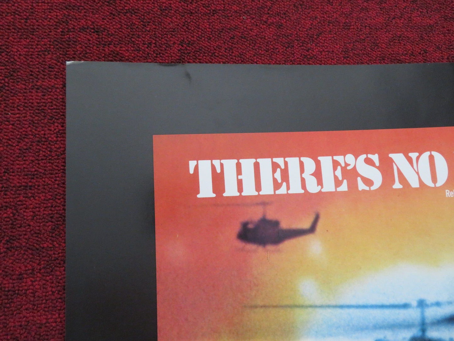 THERE'S NO PLACE LIKE HELL FOLDED US ONE SHEET POSTER ARTHUR KENNEDY 1980 Rendezvous Cinema Movie posters