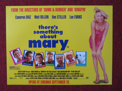 THERE'S SOMETHING ABOUT MARY UK MINI QUAD POSTER DIAZ MATT DILLON 1998 Rendezvous Cinema Movie posters