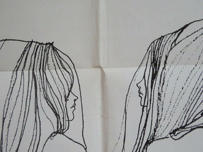 THERESE AND ISABELLE 1968 US ONE SHEET POSTER ESSY PERSSON ANNA GAEL Movie posters