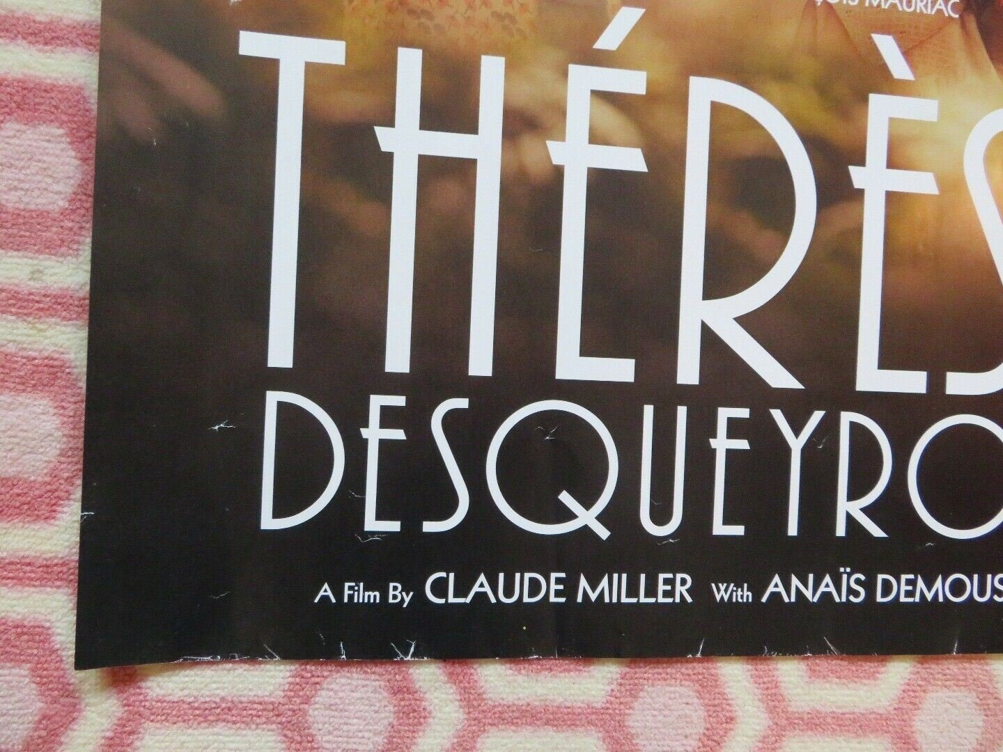 THERESE DEQUEYROUX QUAD (30"x 40") ROLLED POSTER AUDREY TATOU GILLES LELLOUCHE Movie posters