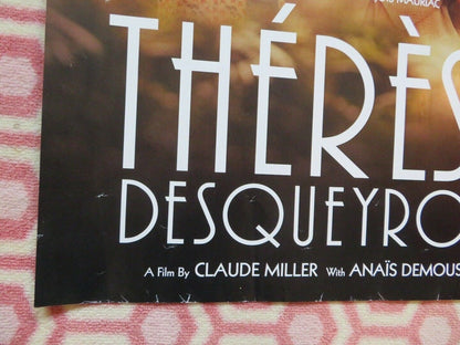 THERESE DEQUEYROUX QUAD (30"x 40") ROLLED POSTER AUDREY TATOU GILLES LELLOUCHE Movie posters