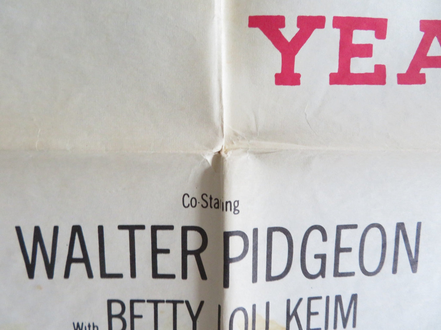 THESE WILDER YEARS FOLDED US ONE SHEET POSTER JAMES CAGNEY BARBARA STANWYCK 1956 Rendezvous Cinema Movie posters