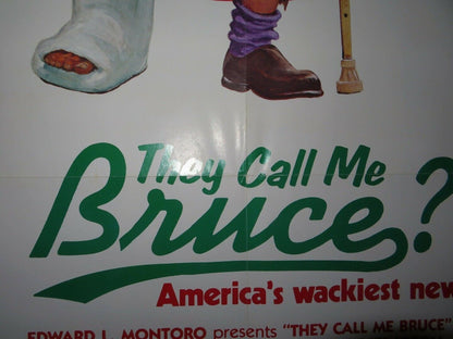 THEY CALL ME BRUCE? US ONE SHEET POSTER JONNY YUNE BRUCE LEE 1982 Movie posters