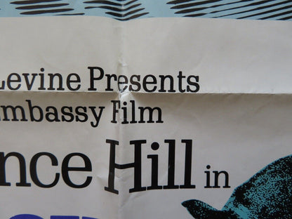 THEY CALL ME TRINITY FOLDED US ONE SHEET POSTER TERENCE HILL BUD SPENCER 1971 Movie posters