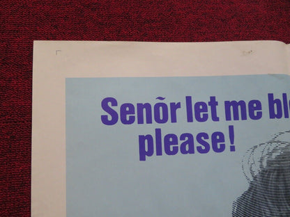 THEY CALL ME TRINITY FOLDED US ONE SHEET POSTER TERENCE HILL BUD SPENCER 1971 Movie posters