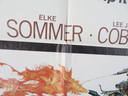 THEY CAME TO ROB LAS VEGAS FOLDED US ONE SHEET POSTER GARY LOCKWOOD E.SOMMER '68 Rendezvous Cinema Movie posters