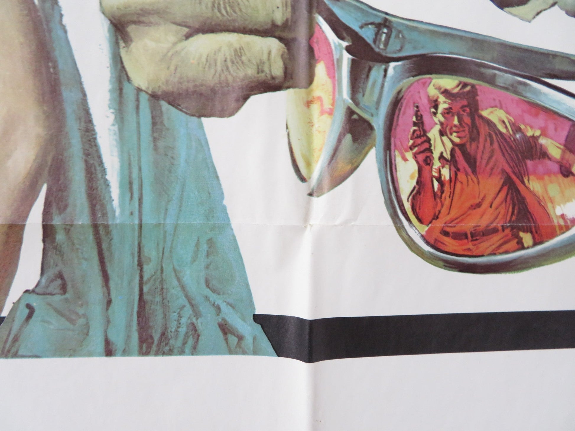 THEY CAME TO ROB LAS VEGAS FOLDED US ONE SHEET POSTER GARY LOCKWOOD E.SOMMER '68 Rendezvous Cinema Movie posters