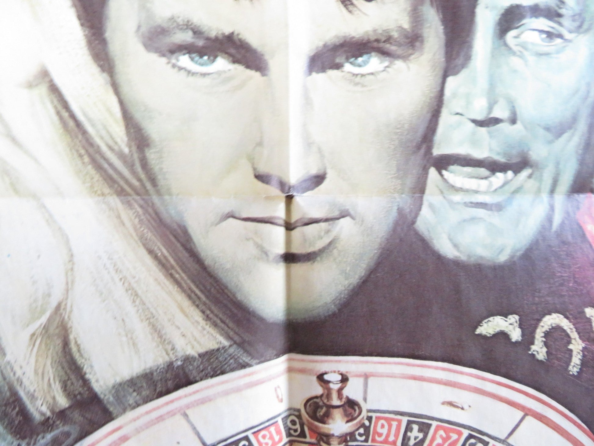 THEY CAME TO ROB LAS VEGAS FOLDED US ONE SHEET POSTER GARY LOCKWOOD E.SOMMER '68 Rendezvous Cinema Movie posters