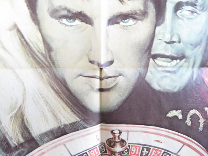 THEY CAME TO ROB LAS VEGAS FOLDED US ONE SHEET POSTER GARY LOCKWOOD E.SOMMER '68 Rendezvous Cinema Movie posters