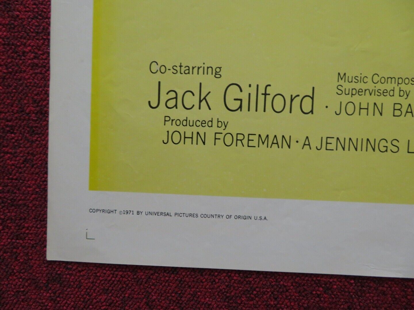 THEY MIGHT BE GIANTS FOLDED US ONE SHEET POSTER GEORGE C. SCOTT 1971 - Rendezvous Cinema