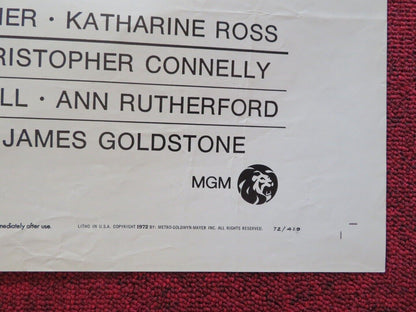 THEY ONLY KILL THEIR MASTERS FOLDED US ONE SHEET POSTER JAMES GARNER 1972 Movie posters