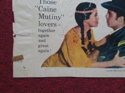 THEY RODE WEST FOLDED US ONE SHEET POSTER ROBERT FRANCIS DONNA REED 1954 Movie posters