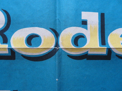 THEY RODE WEST FOLDED US ONE SHEET POSTER ROBERT FRANCIS DONNA REED 1954 Movie posters