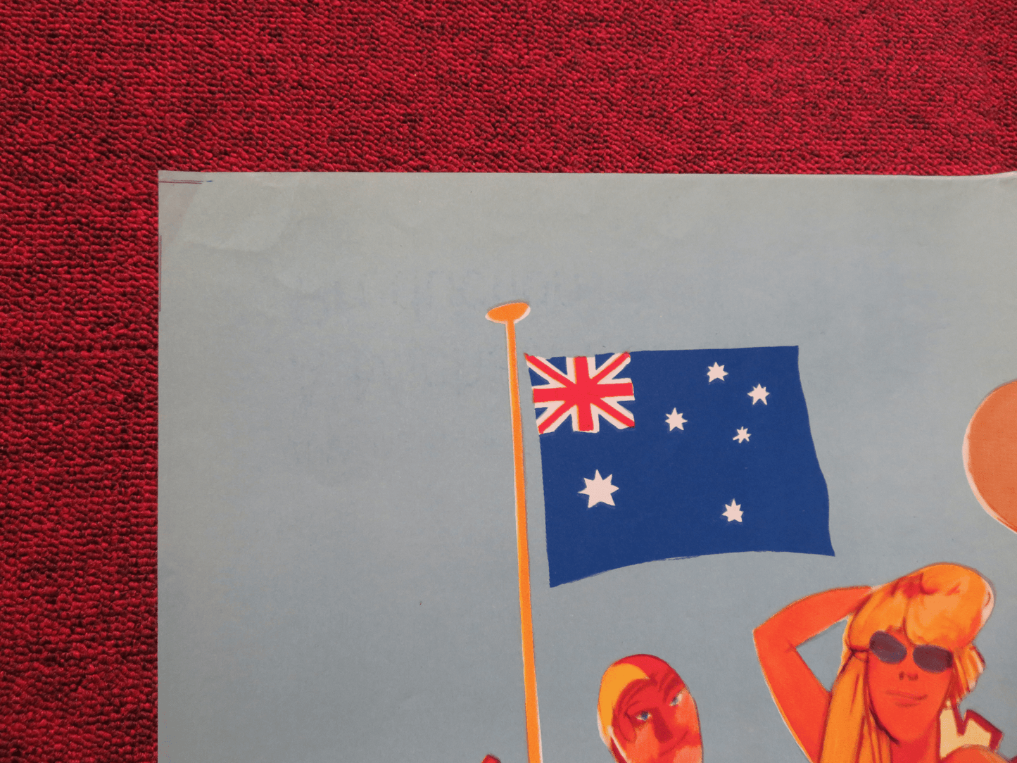 THEY'RE A WEIRD MOB FOLDED US ONE SHEET POSTER WALTER CHIARI CLAIRE DUNNE 1971 Rendezvous Cinema Movie posters