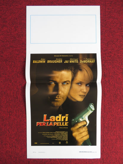 THICK AS THIEVES ITALIAN LOCANDINA POSTER ALEC BALDWIN REBECCA DEMORNAY 1999 Rendezvous Cinema Movie posters