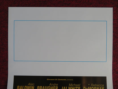 THICK AS THIEVES ITALIAN LOCANDINA POSTER ALEC BALDWIN REBECCA DEMORNAY 1999 Rendezvous Cinema Movie posters