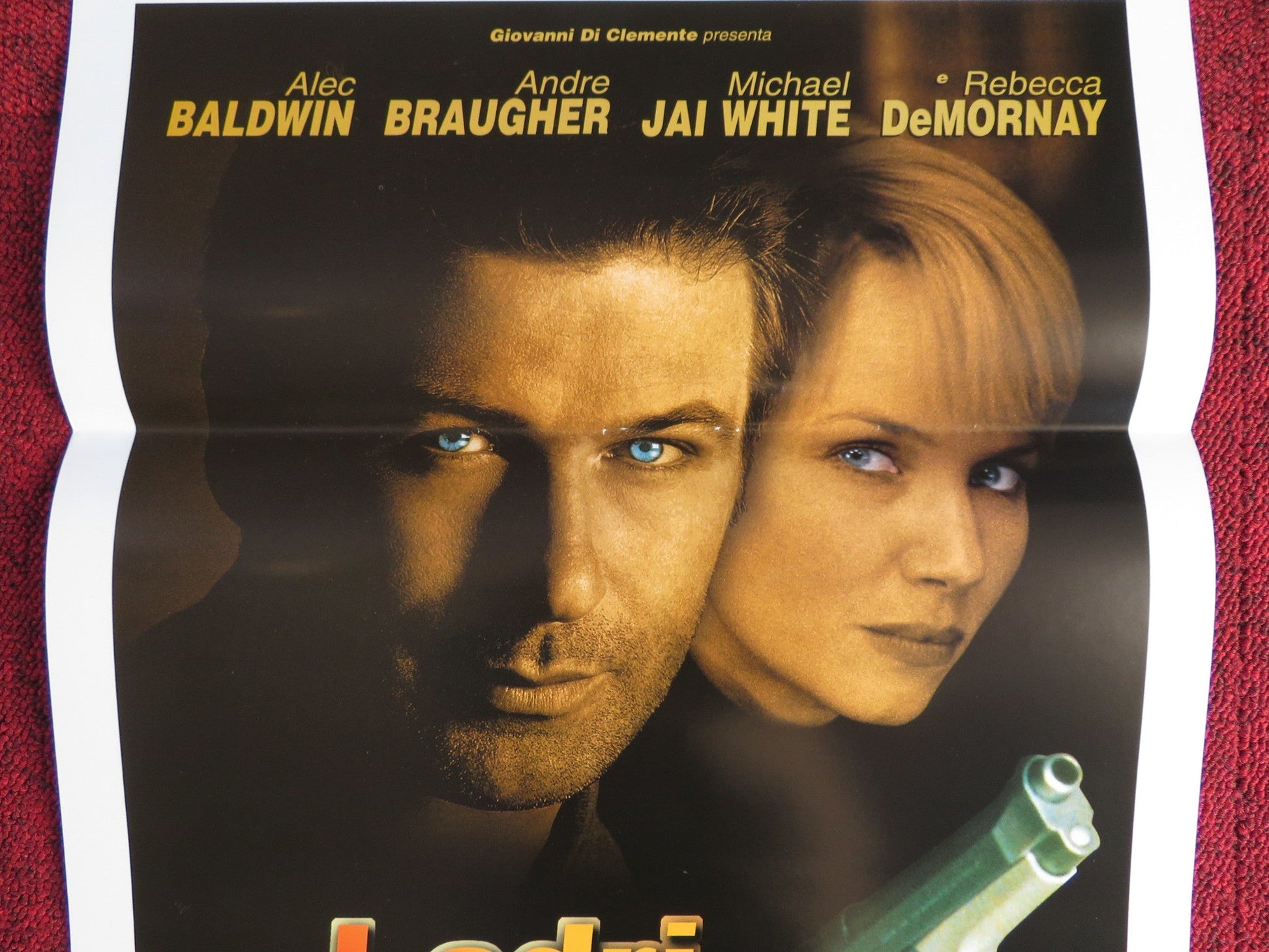 THICK AS THIEVES ITALIAN LOCANDINA POSTER ALEC BALDWIN REBECCA DEMORNAY 1999 Rendezvous Cinema Movie posters