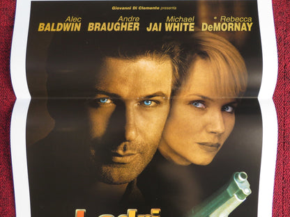 THICK AS THIEVES ITALIAN LOCANDINA POSTER ALEC BALDWIN REBECCA DEMORNAY 1999 Rendezvous Cinema Movie posters