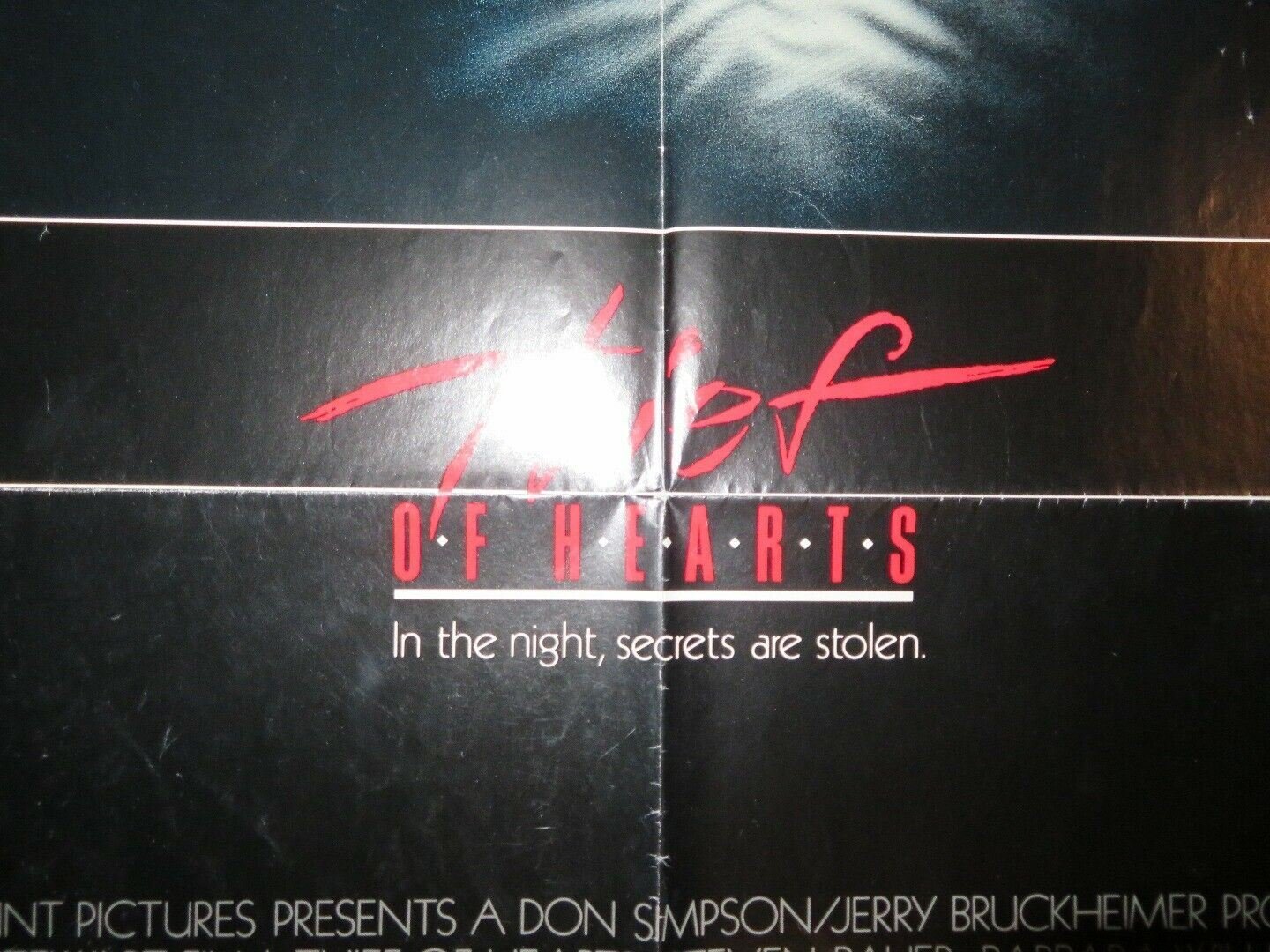 THIEF OF HEARTS US ONE SHEET POSTER STEVEN BAUER JOHN GETZ 1984 Movie posters