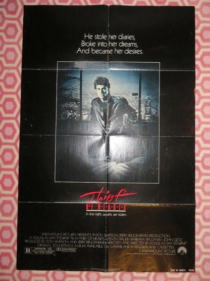 THIEF OF HEARTS US ONE SHEET POSTER STEVEN BAUER JOHN GETZ 1984 Movie posters
