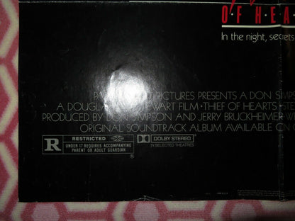 THIEF OF HEARTS US ONE SHEET POSTER STEVEN BAUER JOHN GETZ 1984 Movie posters