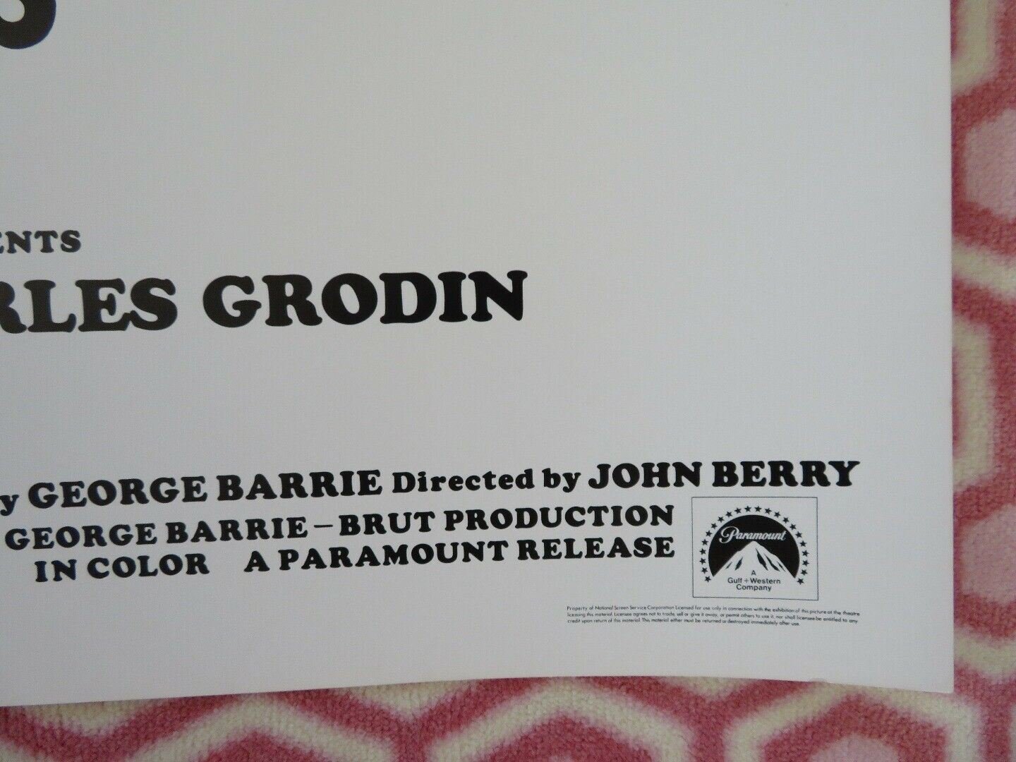 THIEVES US HALF SHEET (22"x 28") POSTER MARLO THOMAS CHARLES GRODIN 1977 Rendezvous Cinema Movie posters