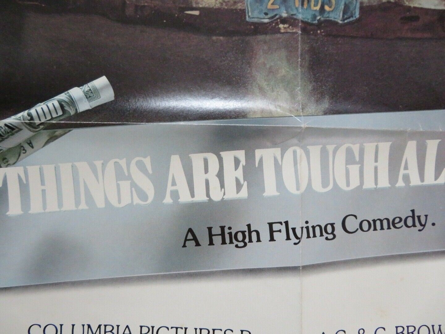 THINGS ARE TOUGH ALL OVER US ONE SHEET POSTER CHEECH CHONG 1982 Movie posters