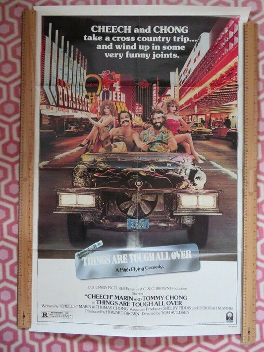 THINGS ARE TOUGH ALL OVER US ONE SHEET POSTER CHEECH CHONG 1982 Movie posters